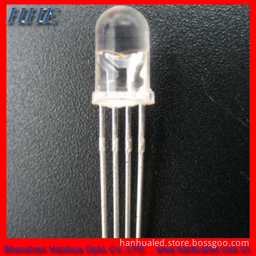 Hot Sale 5mm 4 Pins RGB Full Color LED Lamp Diodes Light for Christmas Tree